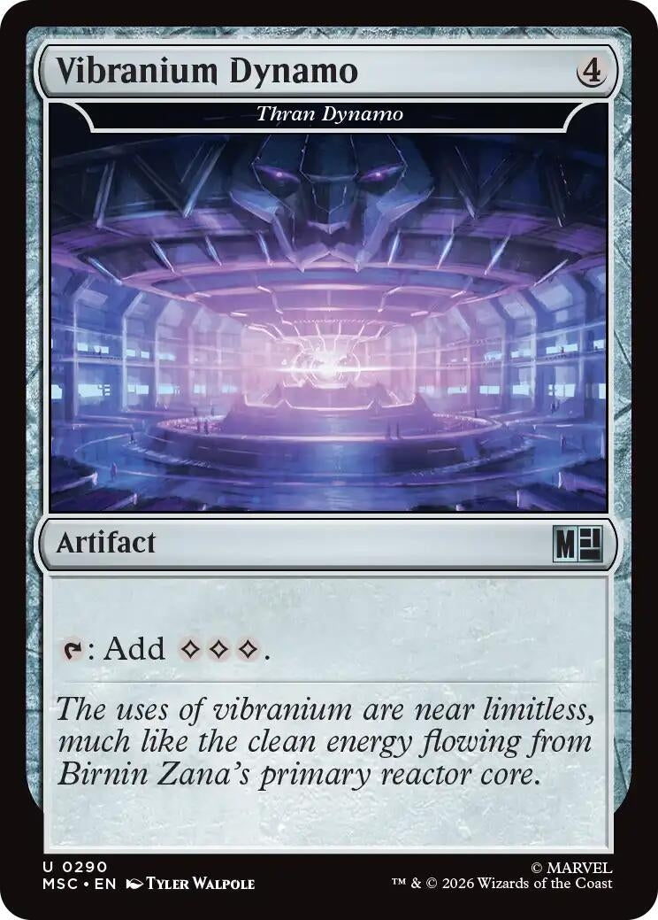 Image for Vibranium Dynamo - Thran Dynamo (Surge Foil) (290) (Foil) (Commander: Marvel Super Heroes) (MSC) - Magic: The Gathering
