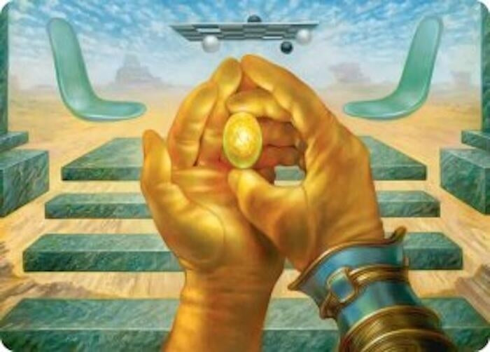 Image for The Mind Stone Art Card (3) (Art Series: Marvel Super Heroes) (AAMSH) - Magic: The Gathering