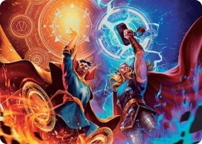 Image for We Say Thee Nay! Art Card (7) (Art Series: Marvel Super Heroes) (AAMSH) - Magic: The Gathering