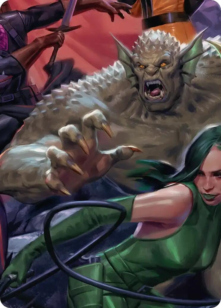 Image for Abomination, Irradiated Brute Art Card (11) (Art Series: Marvel Super Heroes) (AAMSH) - Magic: The Gathering