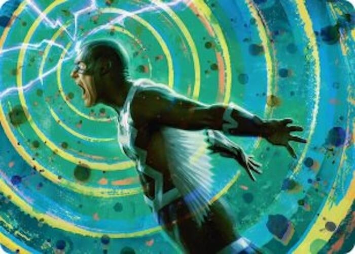 Image for Black Bolt, Inhuman King Art Card (35) (Art Series: Marvel Super Heroes) (AAMSH) - Magic: The Gathering