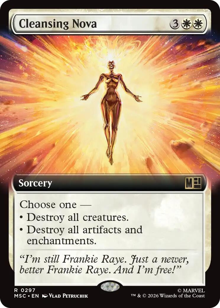 Image for Cleansing Nova (Extended Art) (297) (Commander: Marvel Super Heroes) (MSC) - Magic: The Gathering
