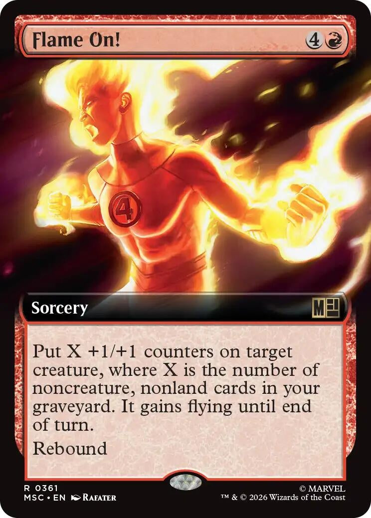 Image for Flame On! (Extended Art) (361) (Foil) (Commander: Marvel Super Heroes) (MSC) - Magic: The Gathering