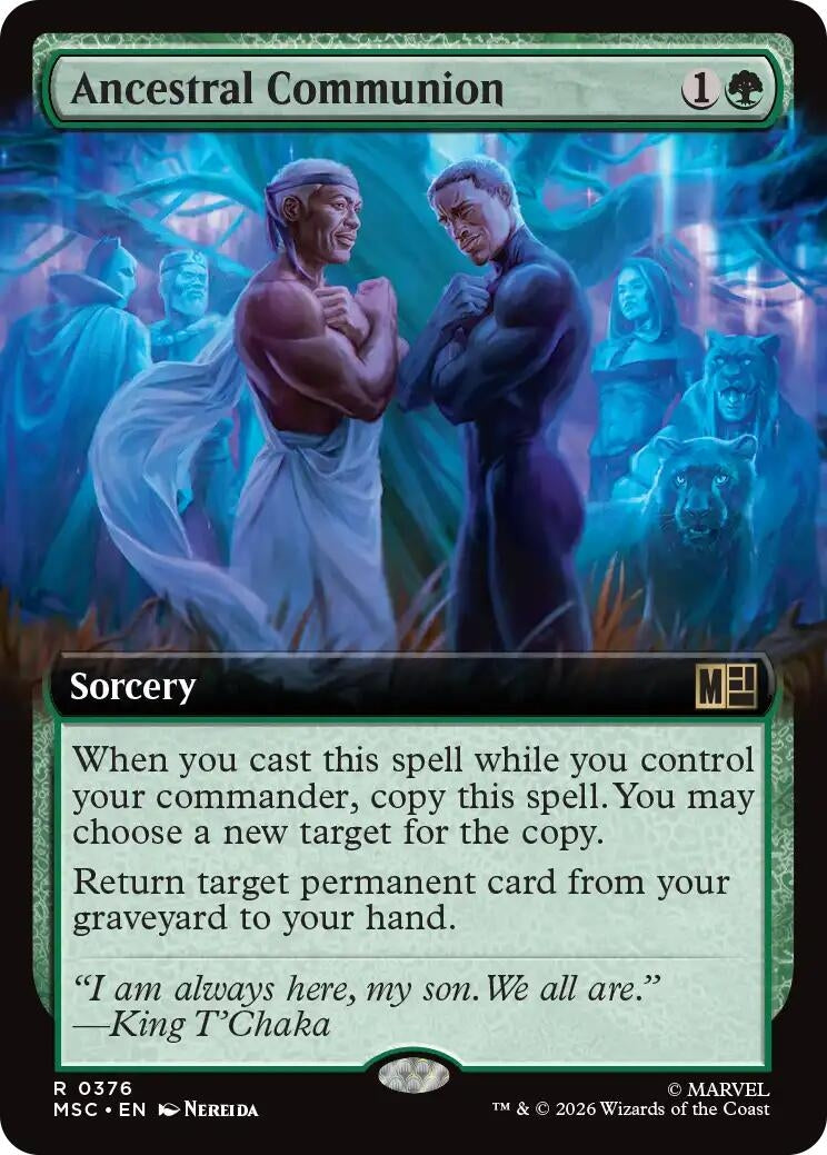 Image for Ancestral Communion (Extended Art) (376) (Foil) (Commander: Marvel Super Heroes) (MSC) - Magic: The Gathering