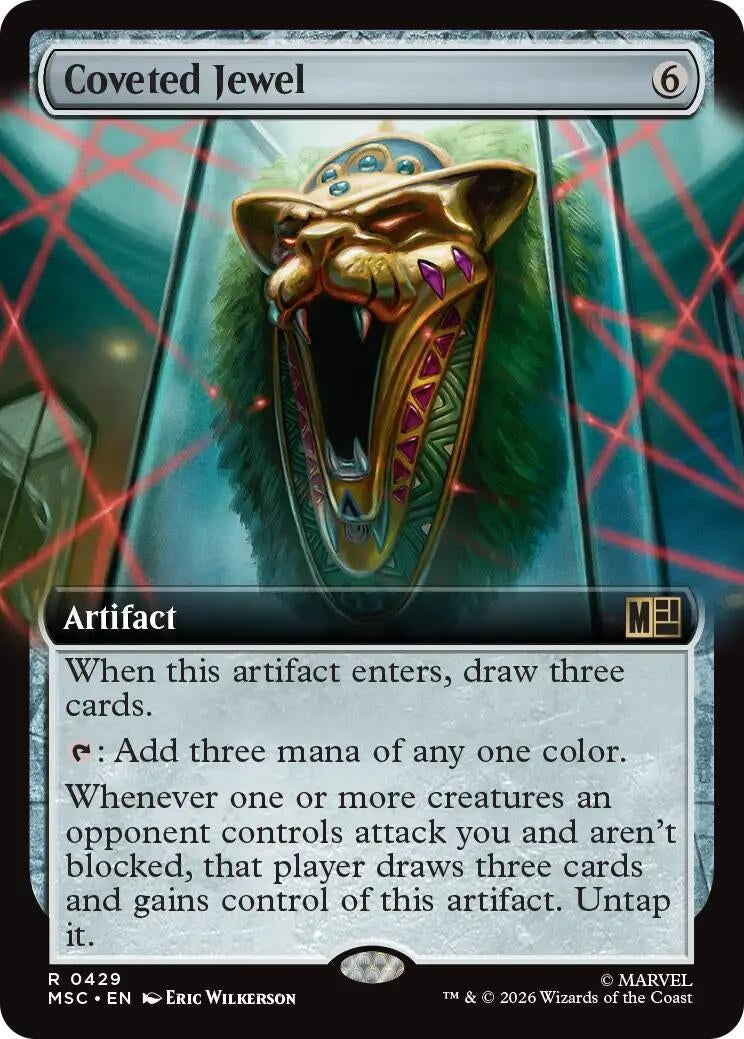 Image for Coveted Jewel (Extended Art) (429) (Foil) (Commander: Marvel Super Heroes) (MSC) - Magic: The Gathering