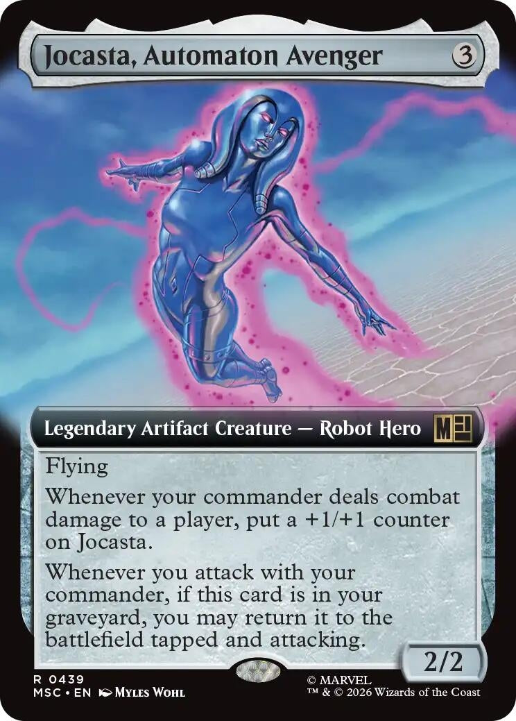 Image for Jocasta, Automaton Avenger (Extended Art) (439) (Commander: Marvel Super Heroes) (MSC) - Magic: The Gathering