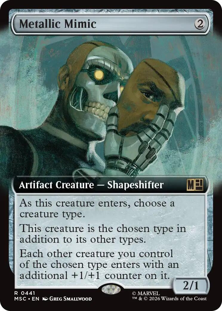 Image for Metallic Mimic (Extended Art) (441) (Commander: Marvel Super Heroes) (MSC) - Magic: The Gathering