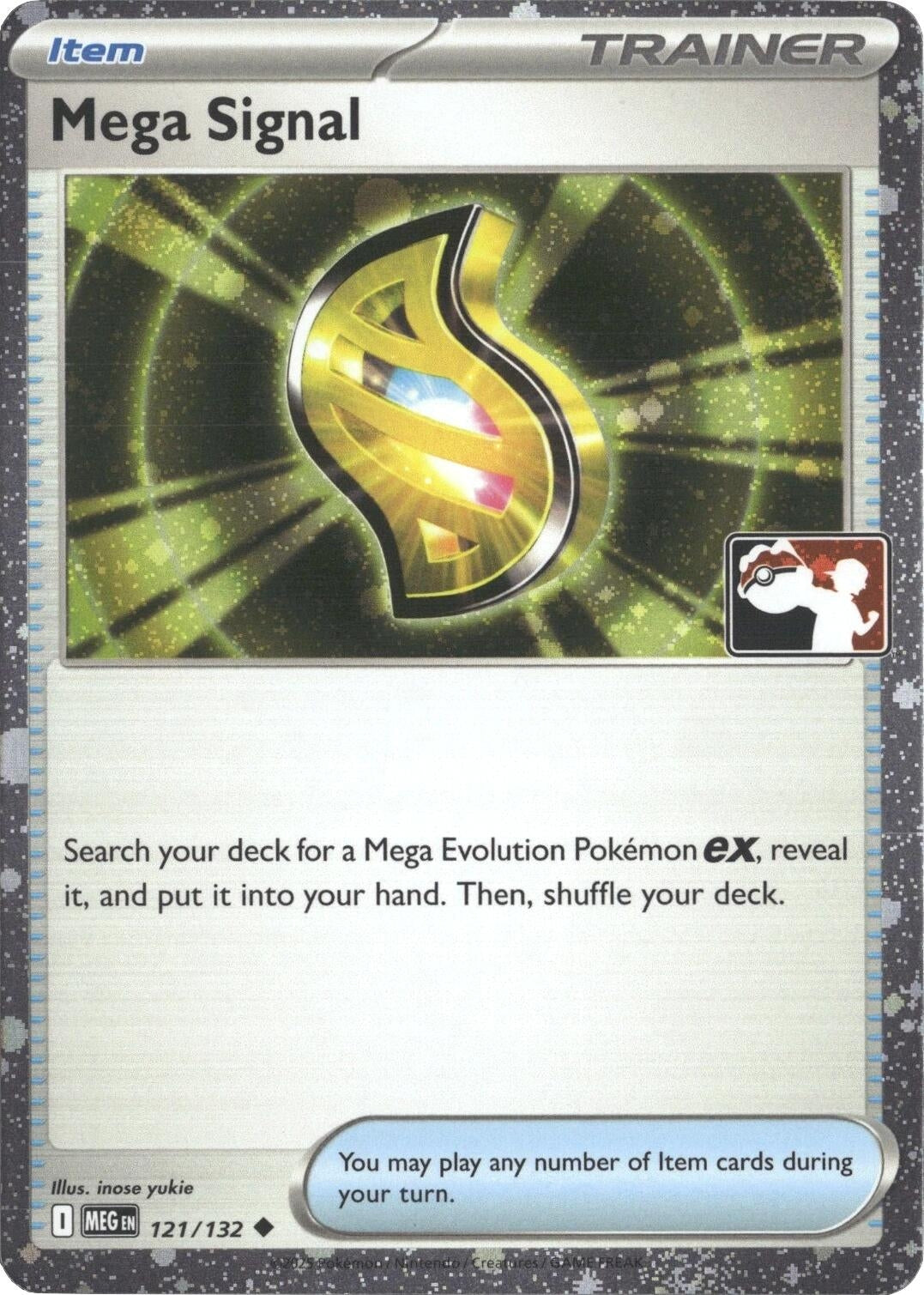 Image for Mega Signal - 121/132 (Cosmos Holo) (121/132) (Holofoil) (Prize Pack Series Cards) - Pokemon