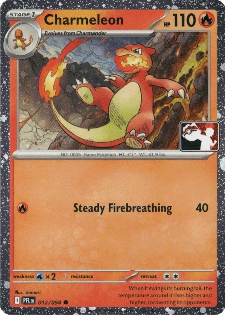 Image for Charmeleon - 012/094 (Cosmos Holo) (012/094) (Holofoil) (Prize Pack Series Cards) - Pokemon