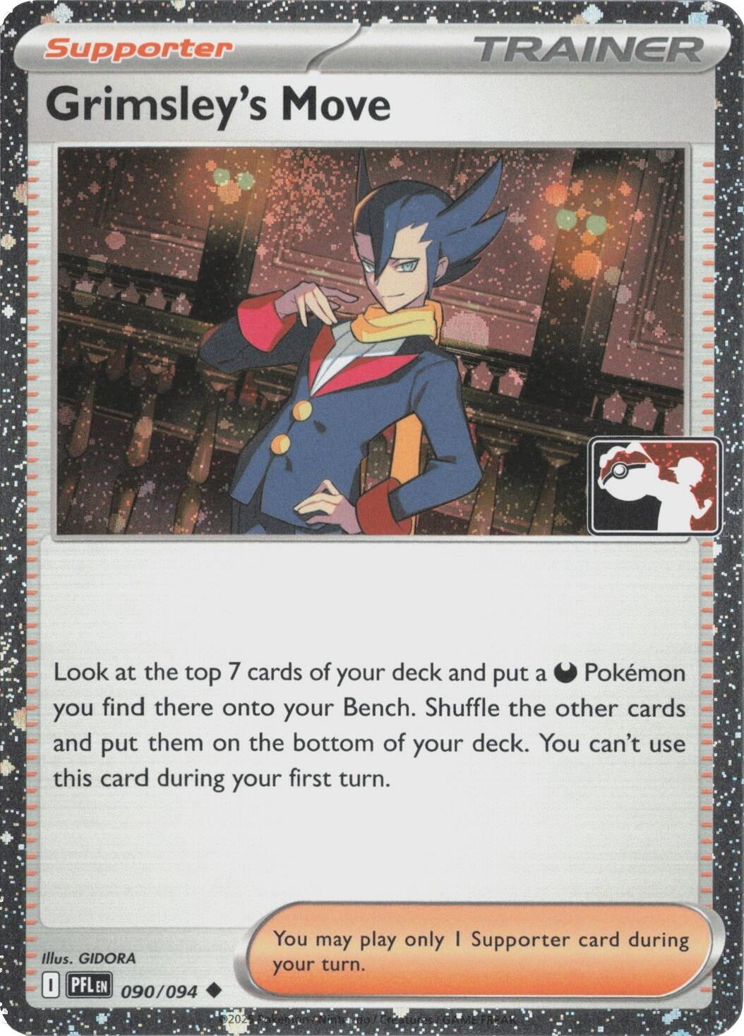 Image for Grimsley's Move - 090/094 (Cosmos Holo) (090/094) (Holofoil) (Prize Pack Series Cards) - Pokemon