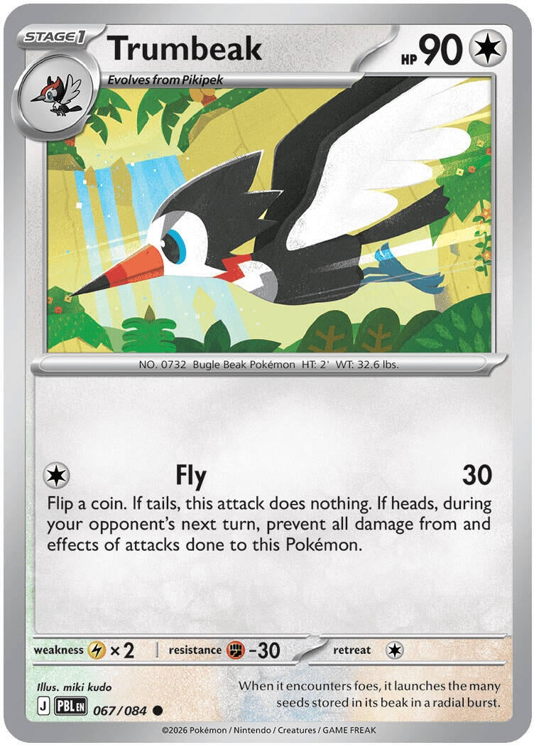Image for Trumbeak (067/084) (Reverse Holofoil) (ME05: Pitch Black) (ME05) - Pokemon