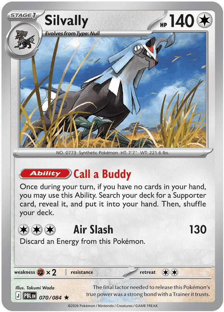 Image for Silvally (070/084) (Reverse Holofoil) (ME05: Pitch Black) (ME05) - Pokemon
