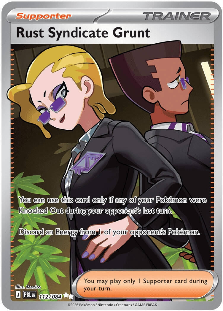 Image for Rust Syndicate Grunt (112/084) (Holofoil) (ME05: Pitch Black) (ME05) - Pokemon
