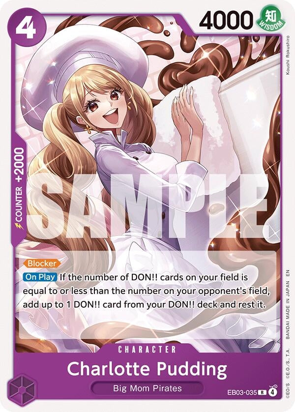Image for Charlotte Pudding (EB03-035) (ST-34: Starter Deck 34 PURPLE Charlotte Katakuri) (ST-34) - One Piece Card Game