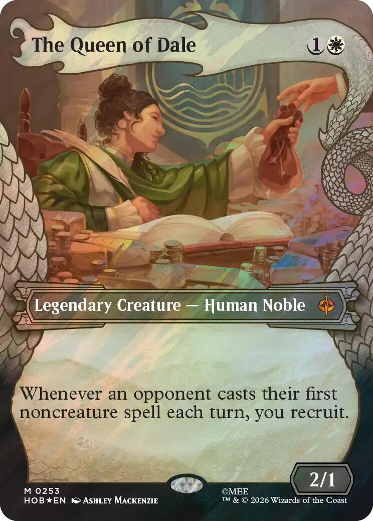 Image for The Queen of Dale (Showcase) (Surge Foil) (253) (Foil) (The Hobbit) (HOB) - Magic: The Gathering
