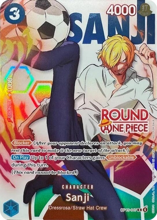 Image for Sanji (Round 1 Promo) (OP15-047) (Foil) (One Piece Promotion Cards) (OP-PR) - One Piece Card Game