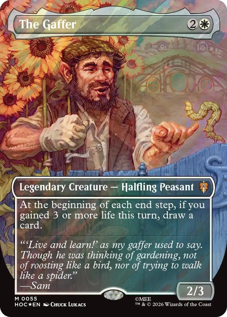 Image for The Gaffer (Borderless) (Surge Foil) (55) (Foil) (The Hobbit: Eternal-Legal) (HOC) - Magic: The Gathering