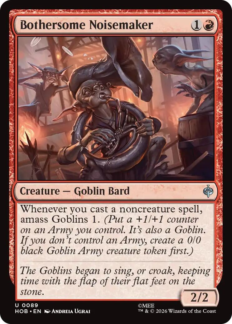 Image for Bothersome Noisemaker (89) (Foil) (The Hobbit) (HOB) - Magic: The Gathering