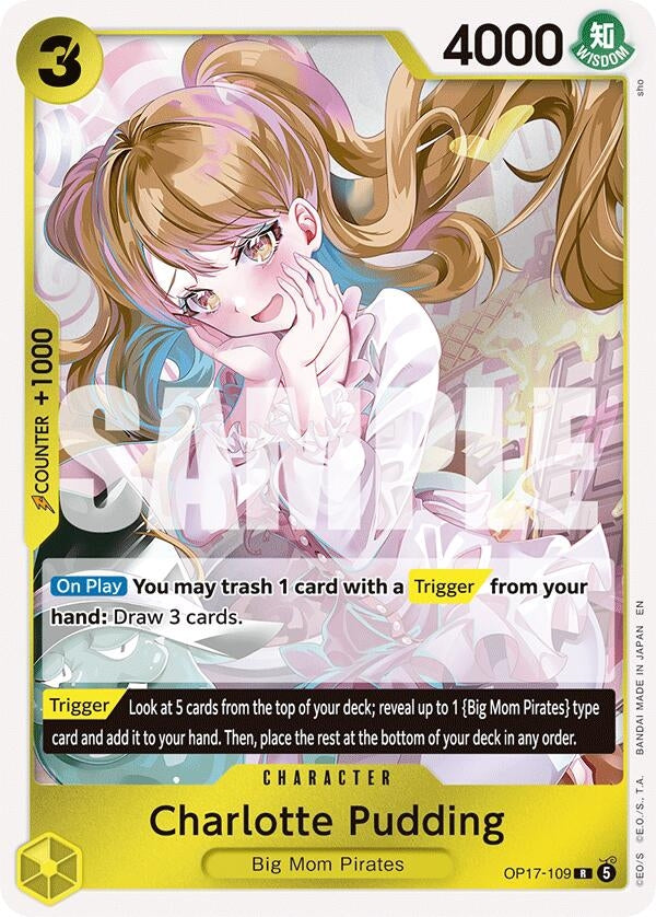 Image for Charlotte Pudding (OP17-109) (Foil) (The World's Strongest Warriors) (OP17) - One Piece Card Game