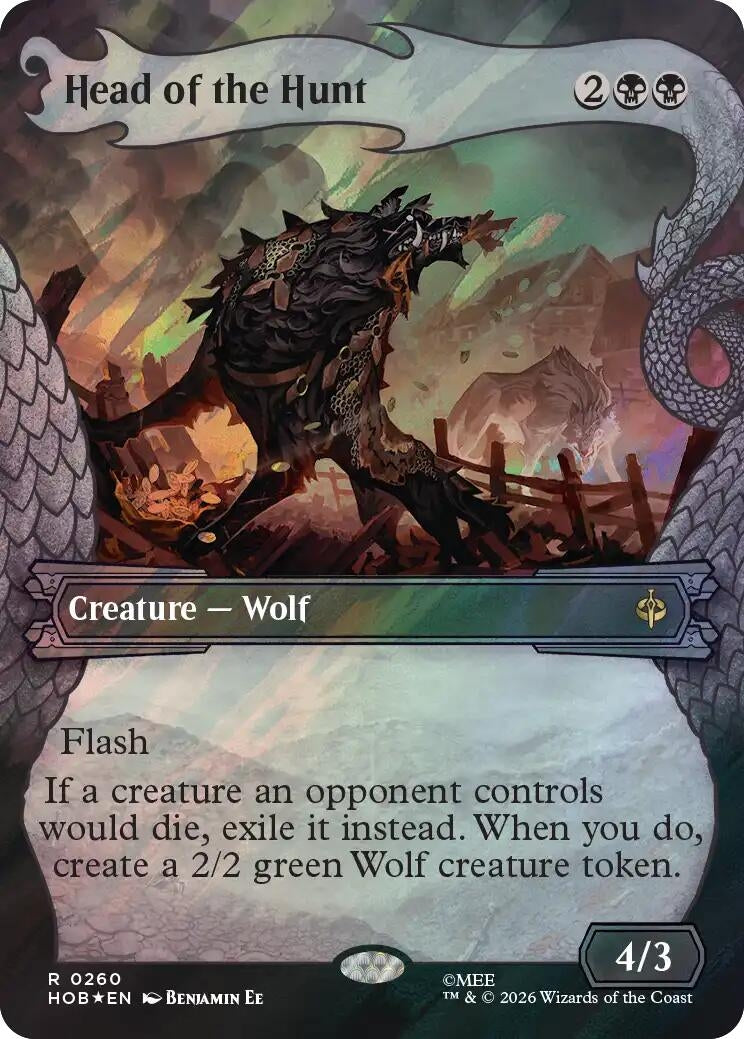 Image for Head of the Hunt (Showcase) (Surge Foil) (260) (Foil) (The Hobbit) (HOB) - Magic: The Gathering