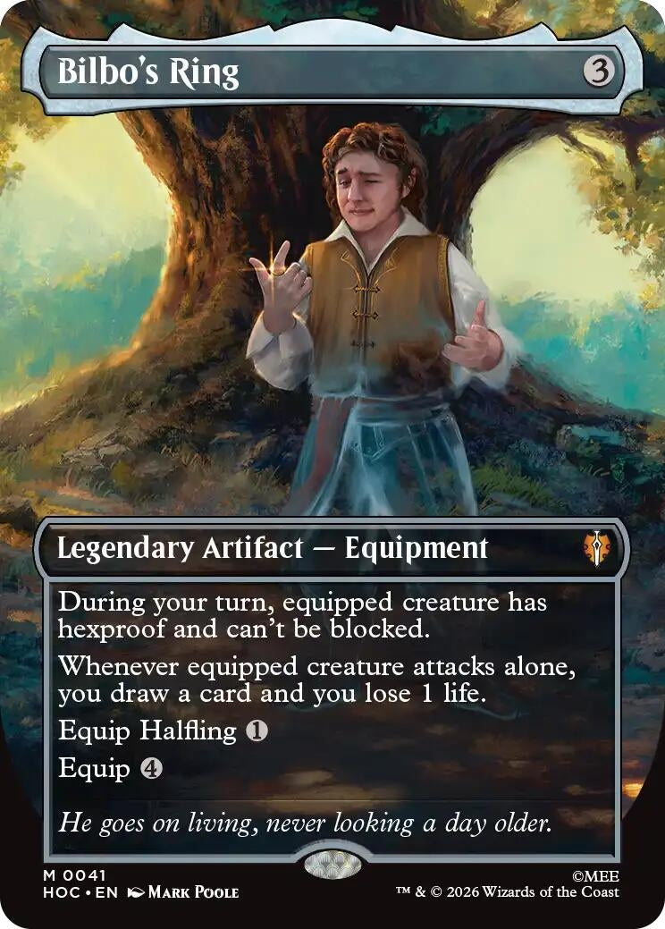 Image for Bilbo's Ring (Borderless) (41) (Foil) (The Hobbit: Eternal-Legal) (HOC) - Magic: The Gathering