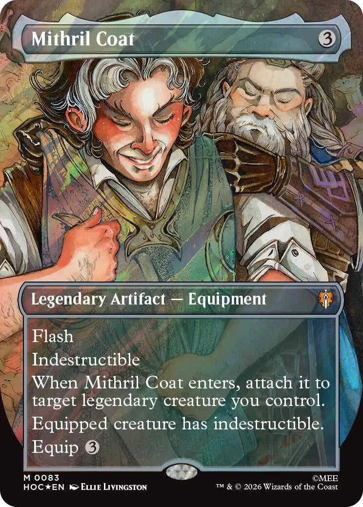Image for Mithril Coat (Borderless) (Surge Foil) (83) (Foil) (The Hobbit: Eternal-Legal) (HOC) - Magic: The Gathering