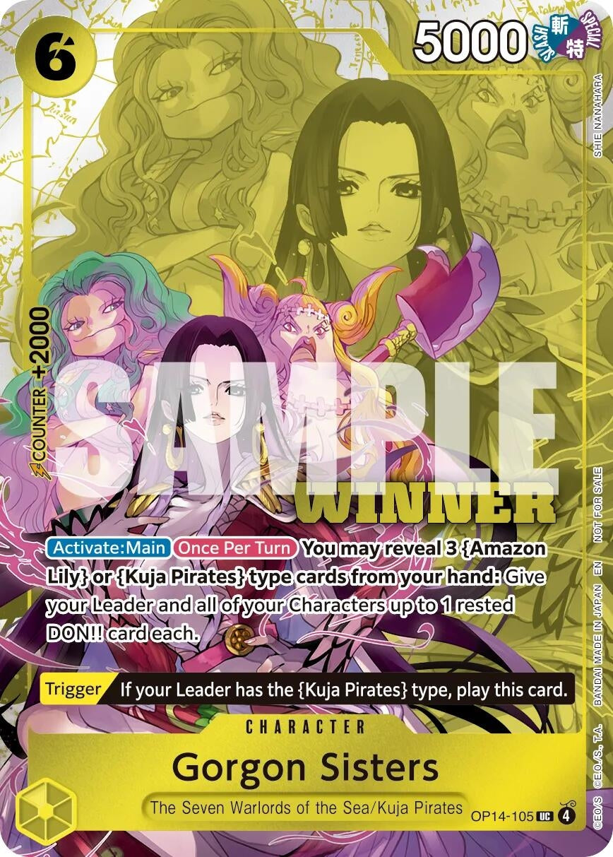 Image for Gorgon Sisters (Winner Pack 2026 Vol. 3) (OP14-105) (Foil) (One Piece Promotion Cards) (OP-PR) - One Piece Card Game
