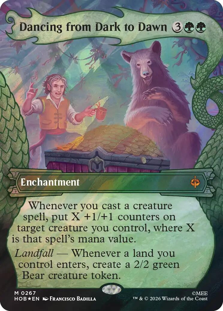 Image for Dancing from Dark to Dawn (Showcase) (Surge Foil) (267) (Foil) (The Hobbit) (HOB) - Magic: The Gathering