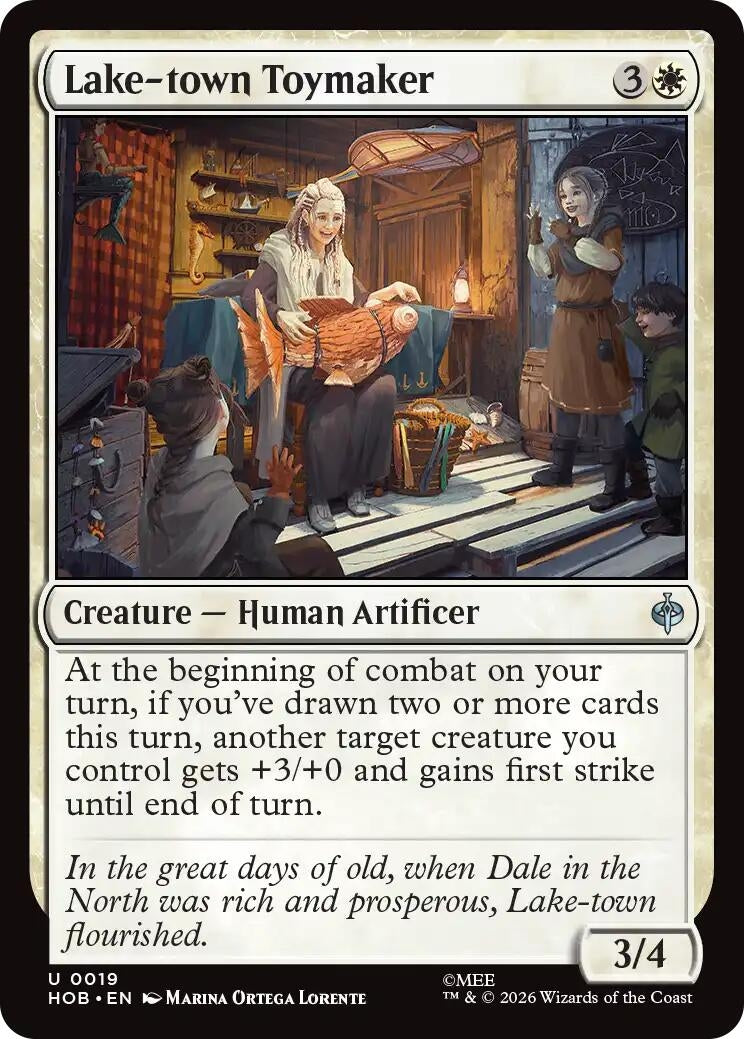 Image for Lake-town Toymaker (19) (Foil) (The Hobbit) (HOB) - Magic: The Gathering