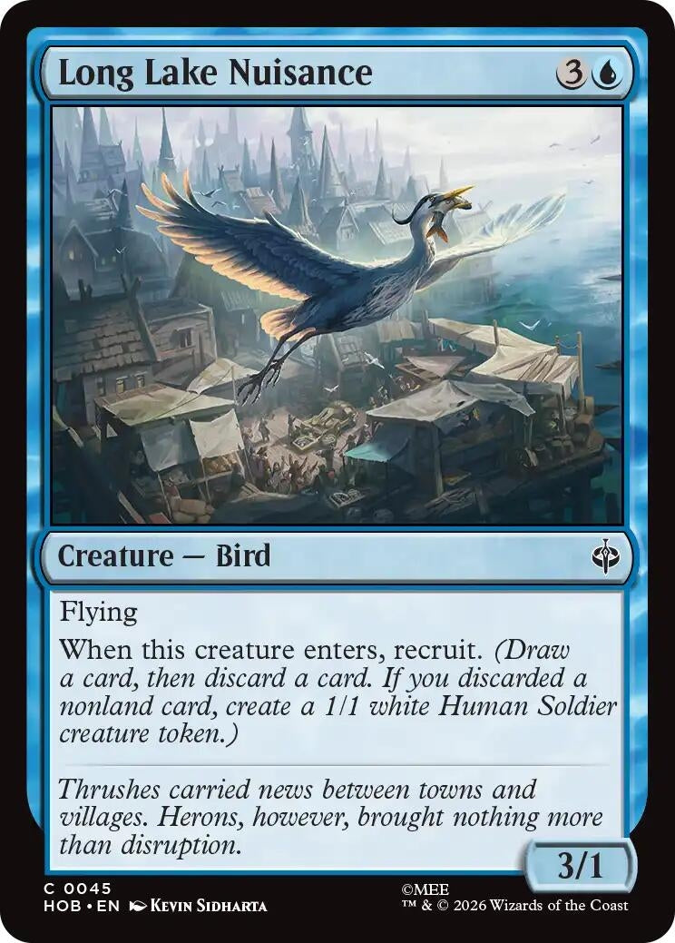 Image for Long Lake Nuisance (45) (Foil) (The Hobbit) (HOB) - Magic: The Gathering