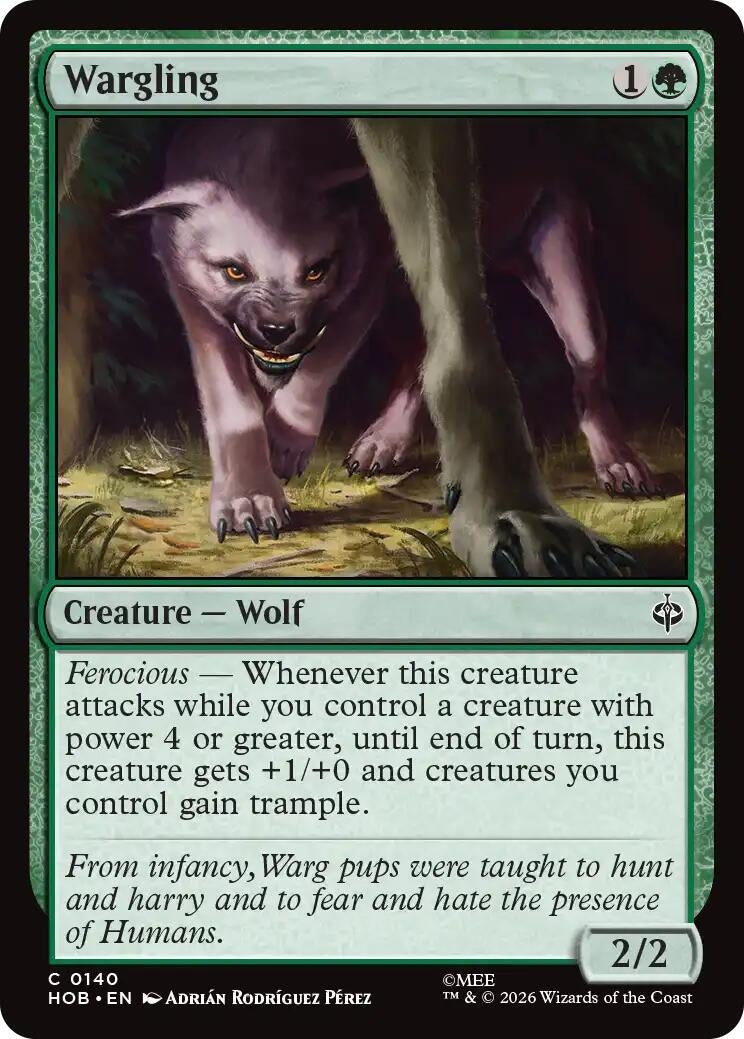 Image for Wargling (140) (Foil) (The Hobbit) (HOB) - Magic: The Gathering