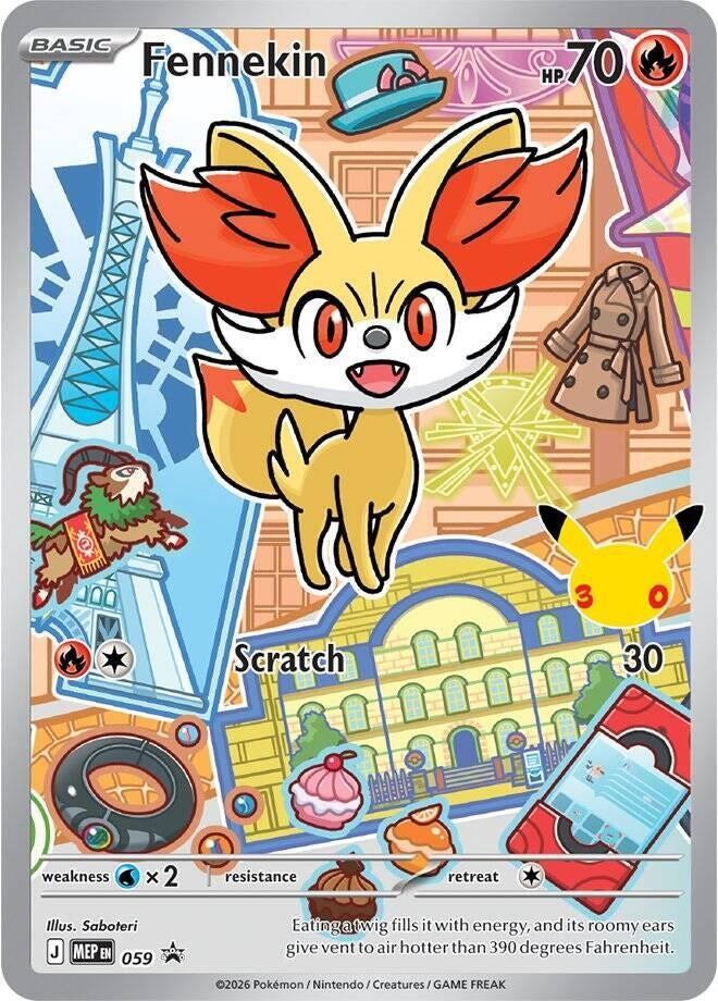 Image for Fennekin - 059 (059) (Holofoil) (First Partner Collection 2026) - Pokemon
