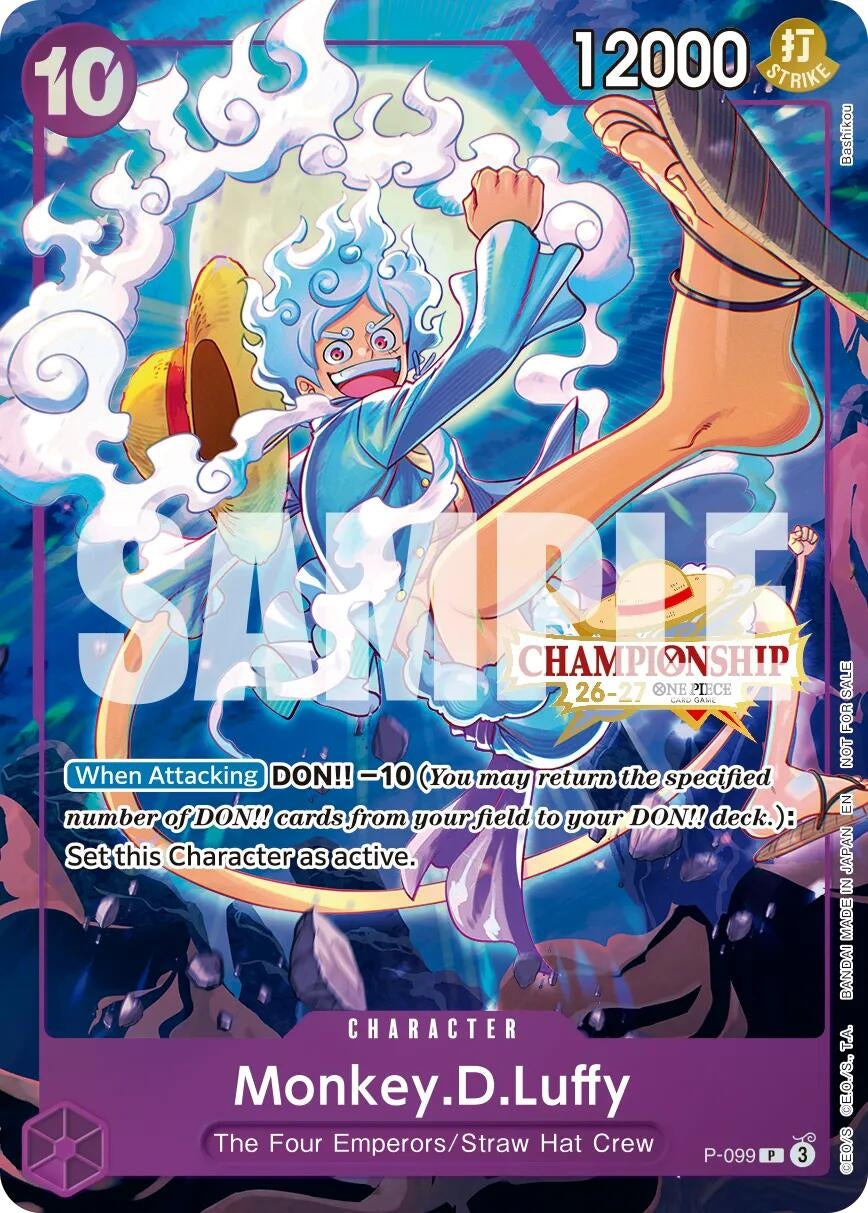 Image for Monkey.D.Luffy (CS 26-27 Event Pack) (P-099) (Foil) (One Piece Promotion Cards) (OP-PR) - One Piece Card Game