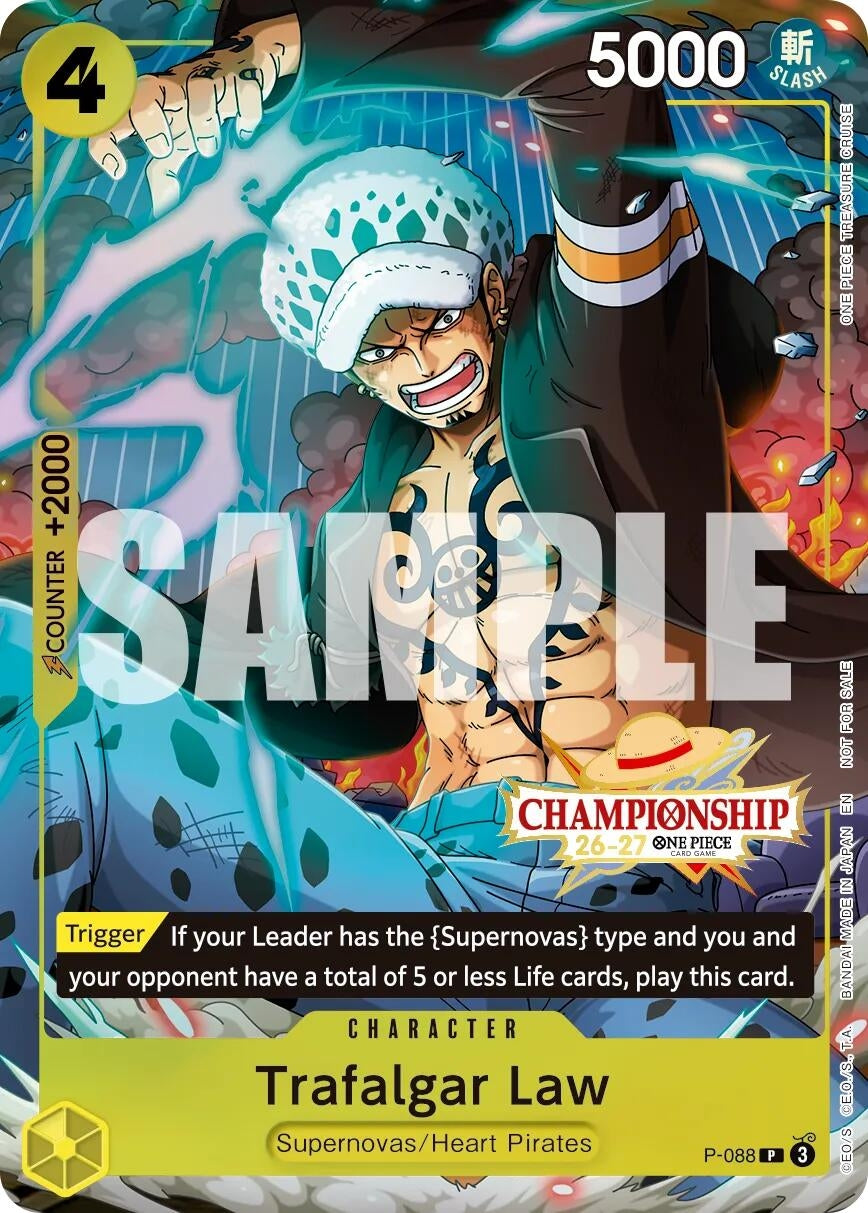 Image for Trafalgar Law (CS 26-27 Event Pack) (P-088) (Foil) (One Piece Promotion Cards) (OP-PR) - One Piece Card Game