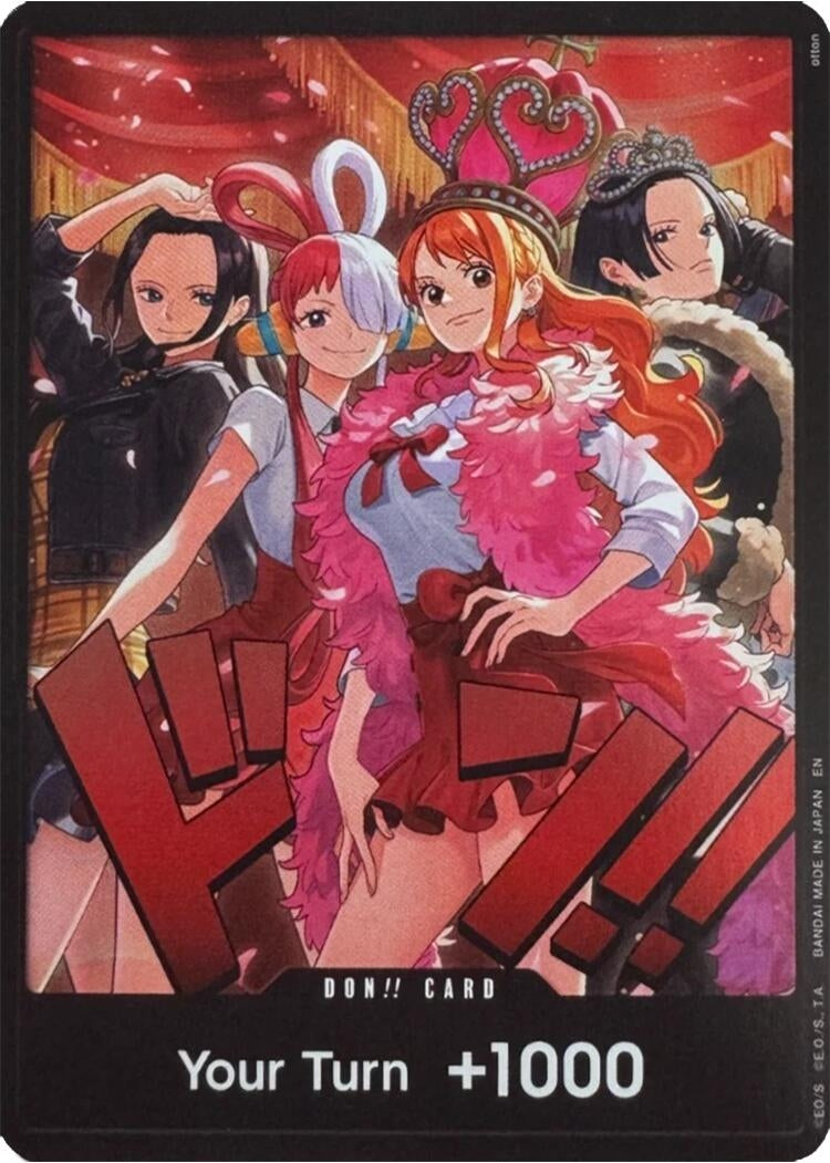 Image for DON!! Card (Heroines Special Set) (Foil) (Extra Booster: One Piece Heroines Edition) (EB03) - One Piece Card Game