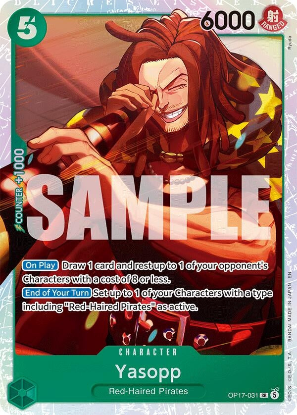 Image for Yasopp (OP17-031) (Foil) (The World's Strongest Warriors) (OP17) - One Piece Card Game