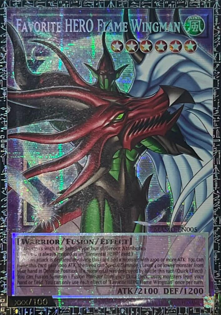 Image for Favorite HERO Flame Wingman (GMR) (MAMO-EN005) (1st Edition) (Magnificent Monsters) (MAMO) - YuGiOh