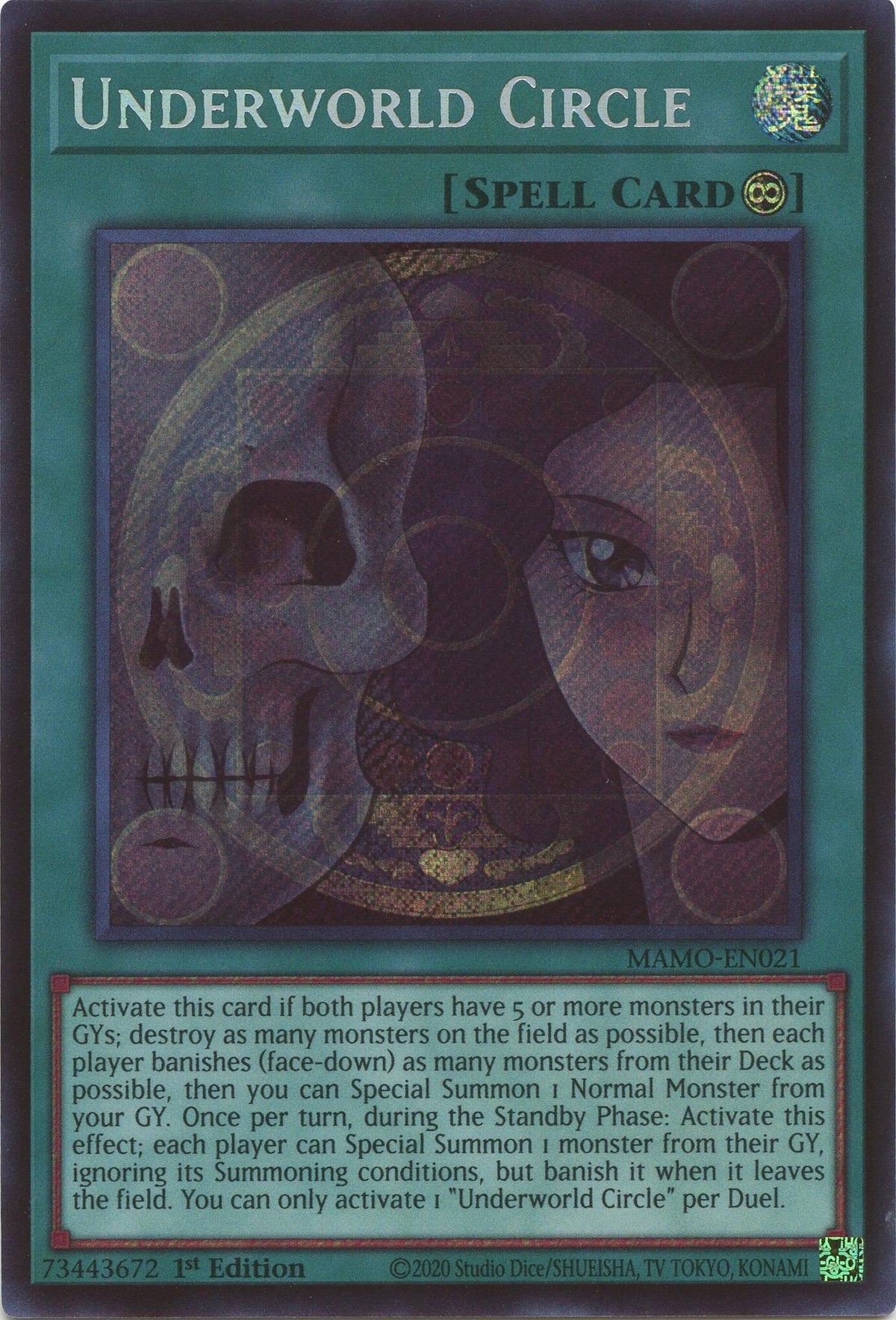 Image for Underworld Circle (Secret Rare) (MAMO-EN021) (1st Edition) (Magnificent Monsters) (MAMO) - YuGiOh