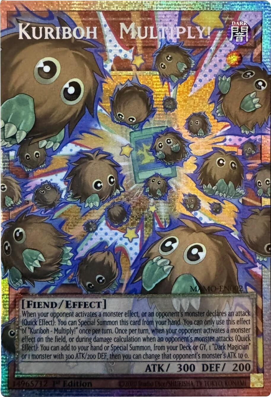 Image for Kuriboh - Multiply! (Starlight Rare) (Extended Art) (MAMO-EN002) (1st Edition) (Magnificent Monsters) (MAMO) - YuGiOh