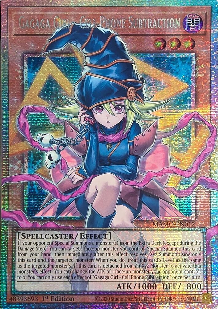 Image for Gagaga Girl - Cell Phone Subtraction (Starlight Rare) (Extended Art) (MAMO-EN012) (1st Edition) (Magnificent Monsters) (MAMO) - YuGiOh