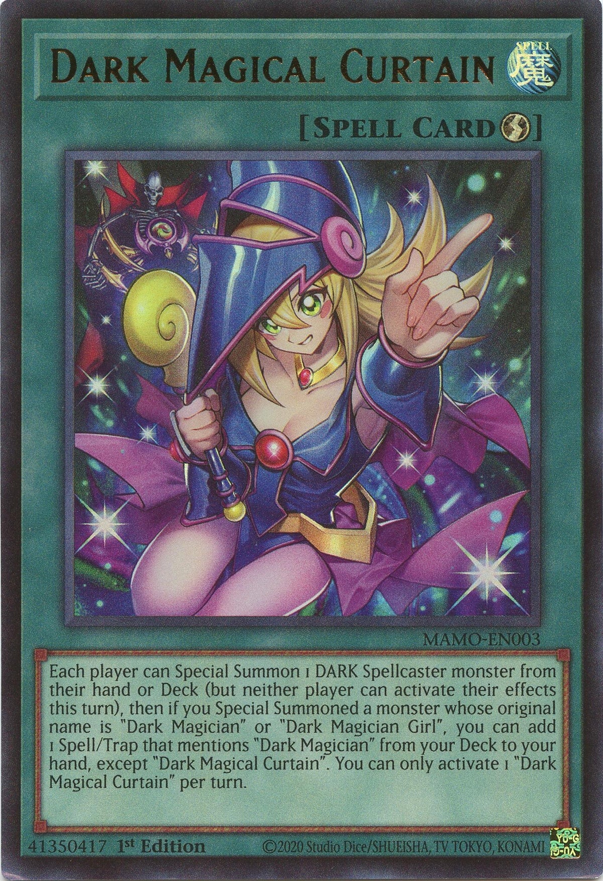 Image for Dark Magical Curtain (MAMO-EN003) (1st Edition) (Magnificent Monsters) (MAMO) - YuGiOh