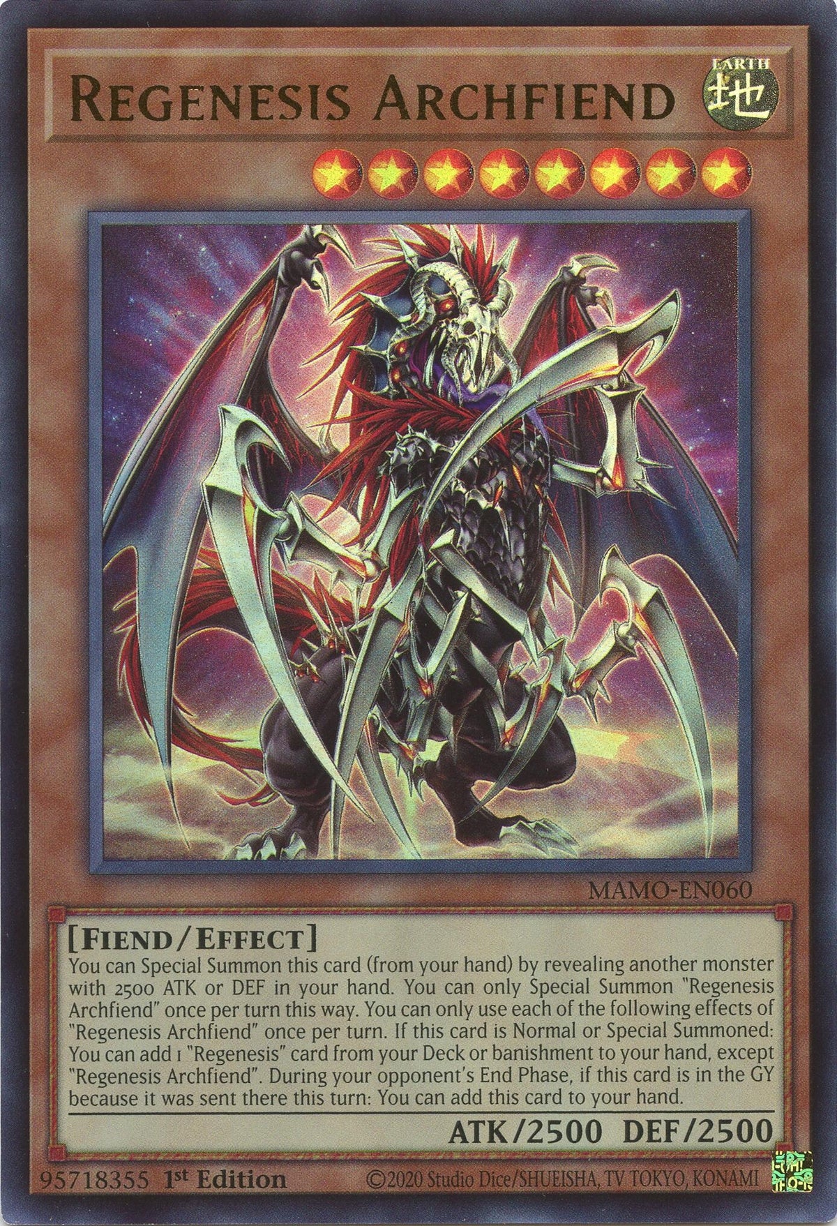 Image for Regenesis Archfiend (MAMO-EN060) (1st Edition) (Magnificent Monsters) (MAMO) - YuGiOh