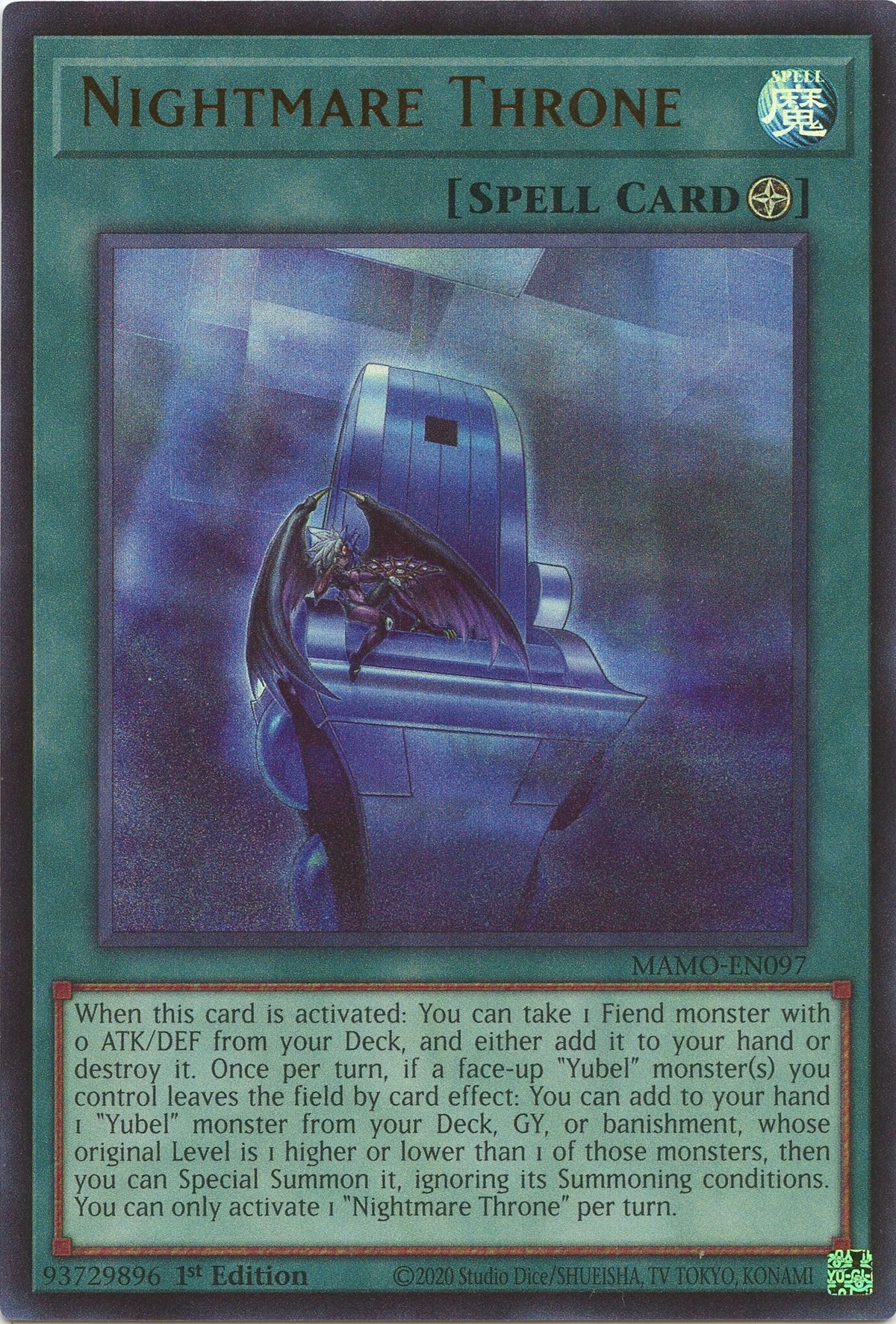Image for Nightmare Throne (MAMO-EN097) (1st Edition) (Magnificent Monsters) (MAMO) - YuGiOh