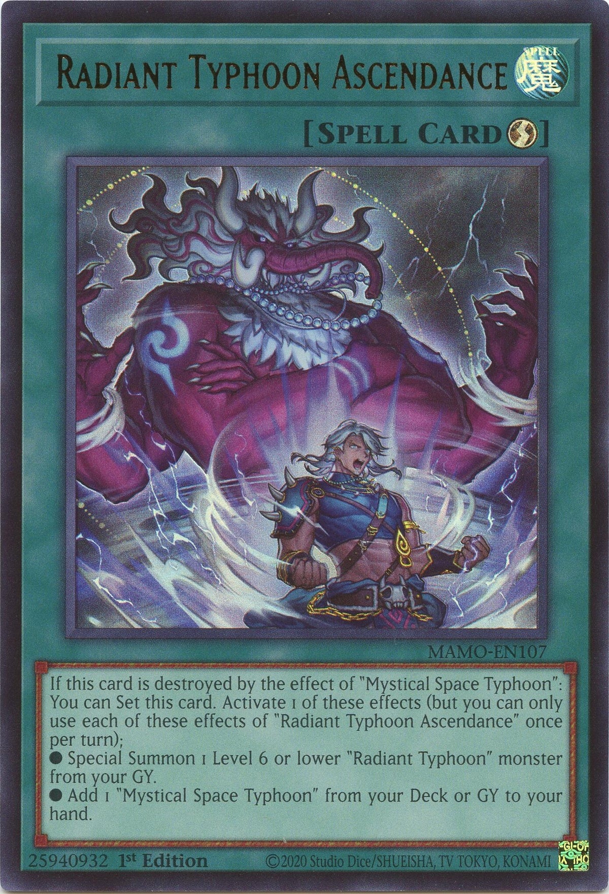 Image for Radiant Typhoon Ascendance (MAMO-EN107) (1st Edition) (Magnificent Monsters) (MAMO) - YuGiOh