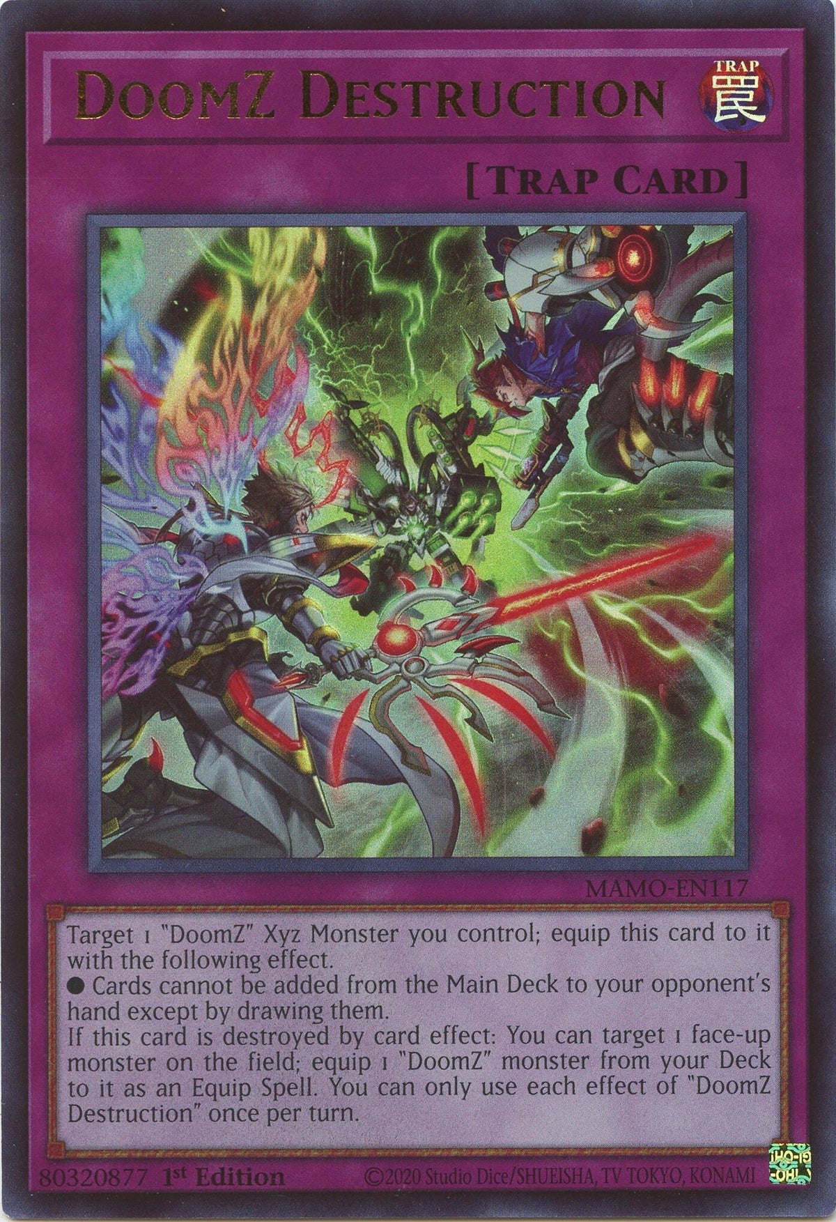 Image for DoomZ Destruction (MAMO-EN117) (1st Edition) (Magnificent Monsters) (MAMO) - YuGiOh