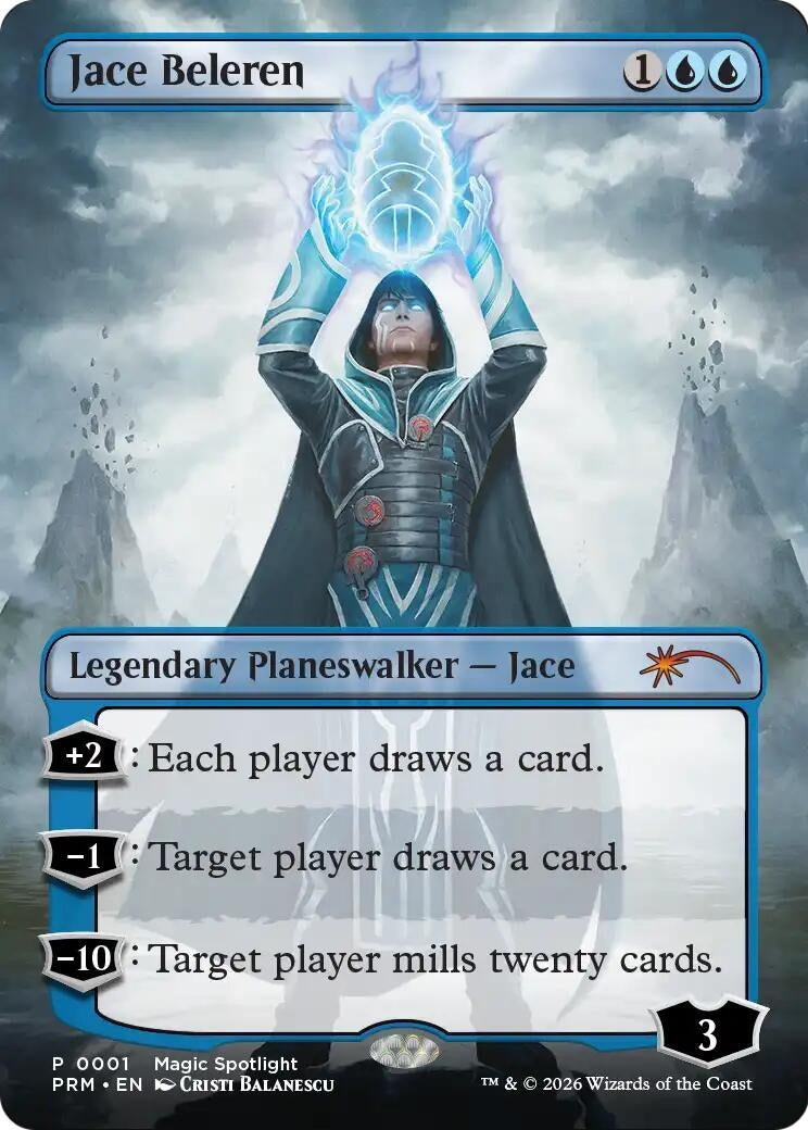Image for Jace Beleren (1) (Foil) (Unique and Miscellaneous Promos) (UMP) - Magic: The Gathering