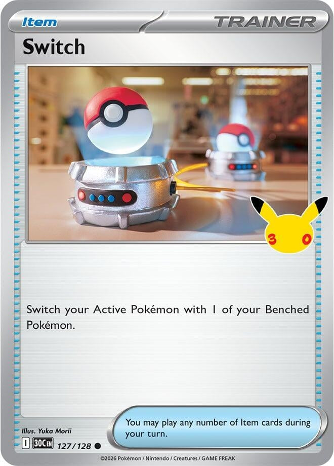 Image for Switch (127/128) (Holofoil) (ME: 30th Celebration) (30C) - Pokemon