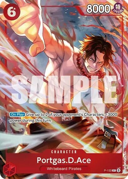 Image for Portgas.D.Ace (Premium Card Collection -Flame-Flame Fruit Coliseum Edition-) (P-153) (Foil) (One Piece Promotion Cards) (OP-PR) - One Piece Card Game