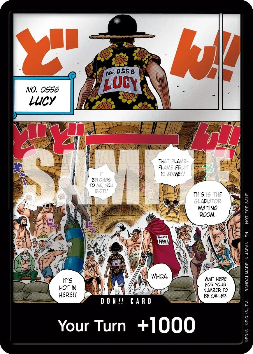 Image for DON!! Card (Flame-Flame Fruit Coliseum) (Foil) (One Piece Promotion Cards) (OP-PR) - One Piece Card Game