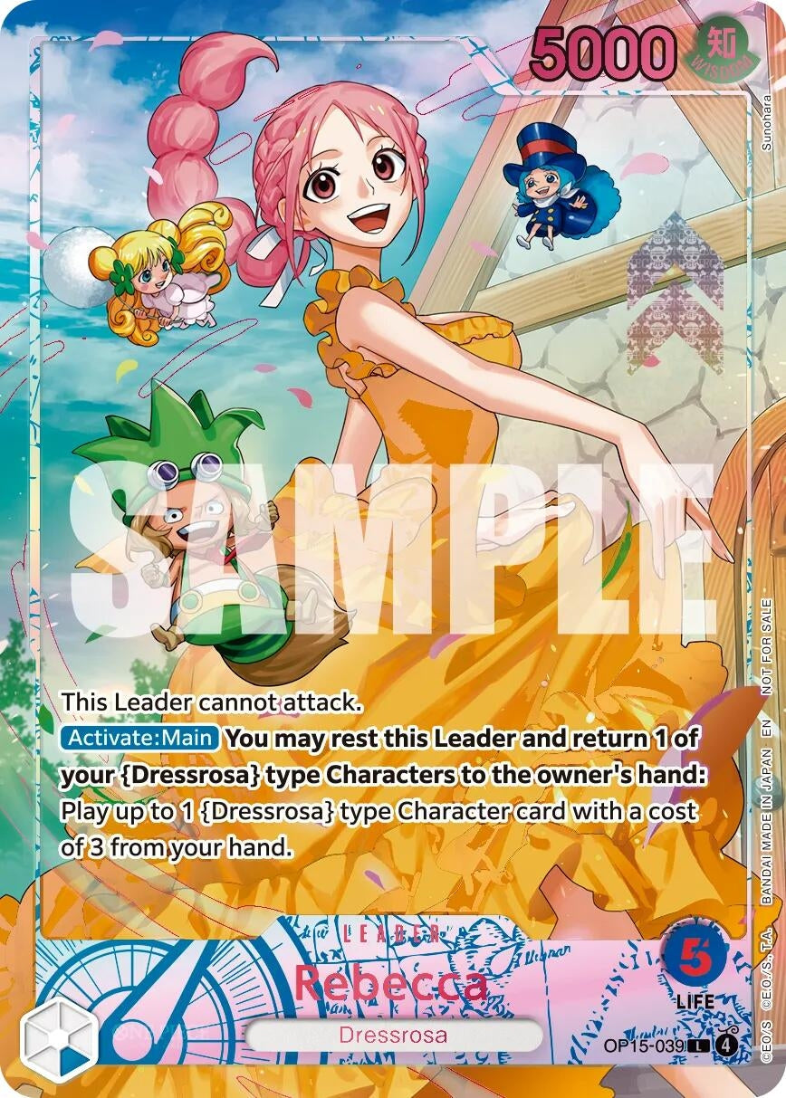 Image for Rebecca (Flame-Flame Fruit Coliseum) (OP15-039) (Foil) (One Piece Promotion Cards) (OP-PR) - One Piece Card Game